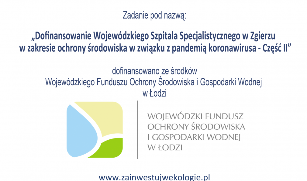 Druga umowa o dofinansowanie ze środków WFOŚi GW w Łodzi podpisana